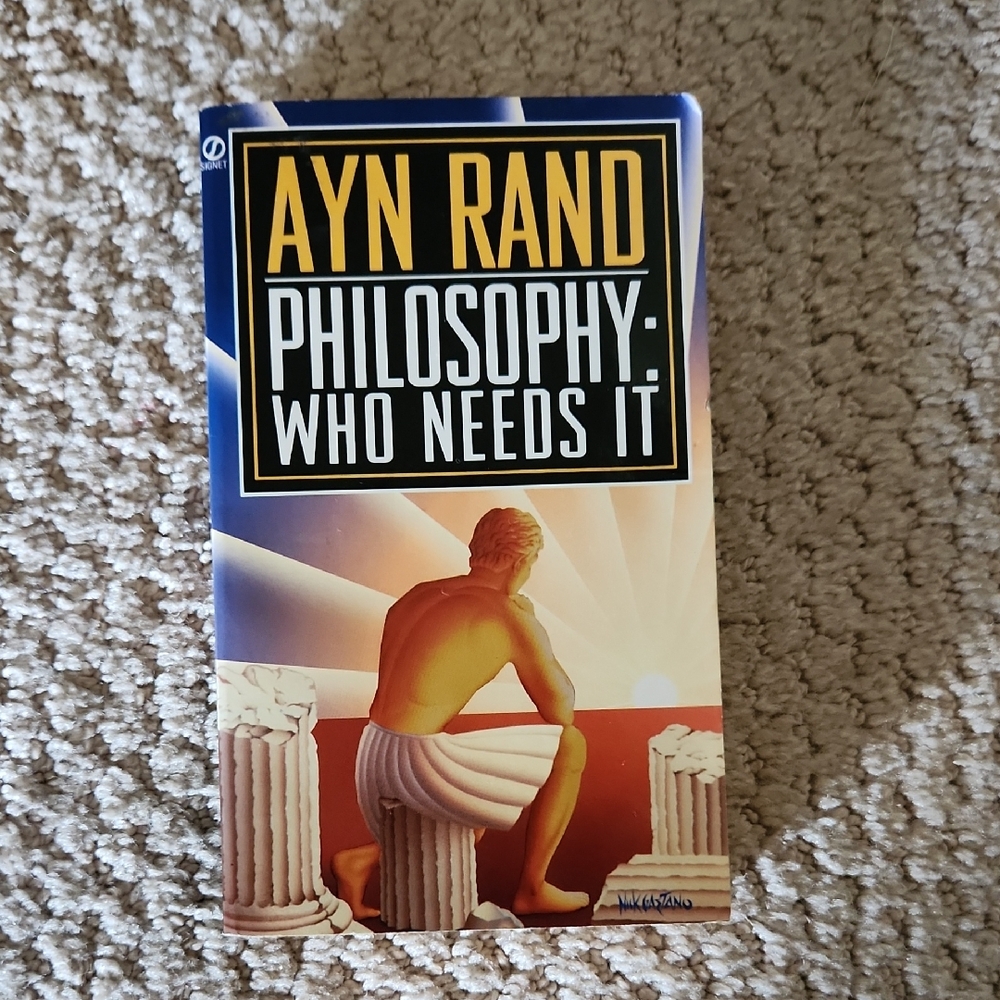 Ayn Rand 'Philosophy: Who Needs It' Paperback Book